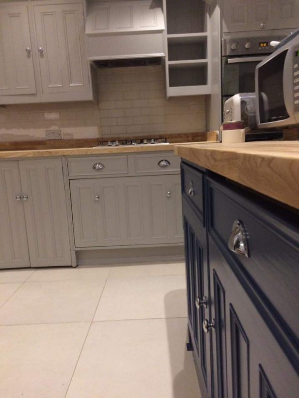 hand painted kitchen stockport