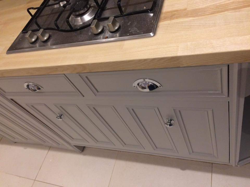 hand painted kitchen stockport