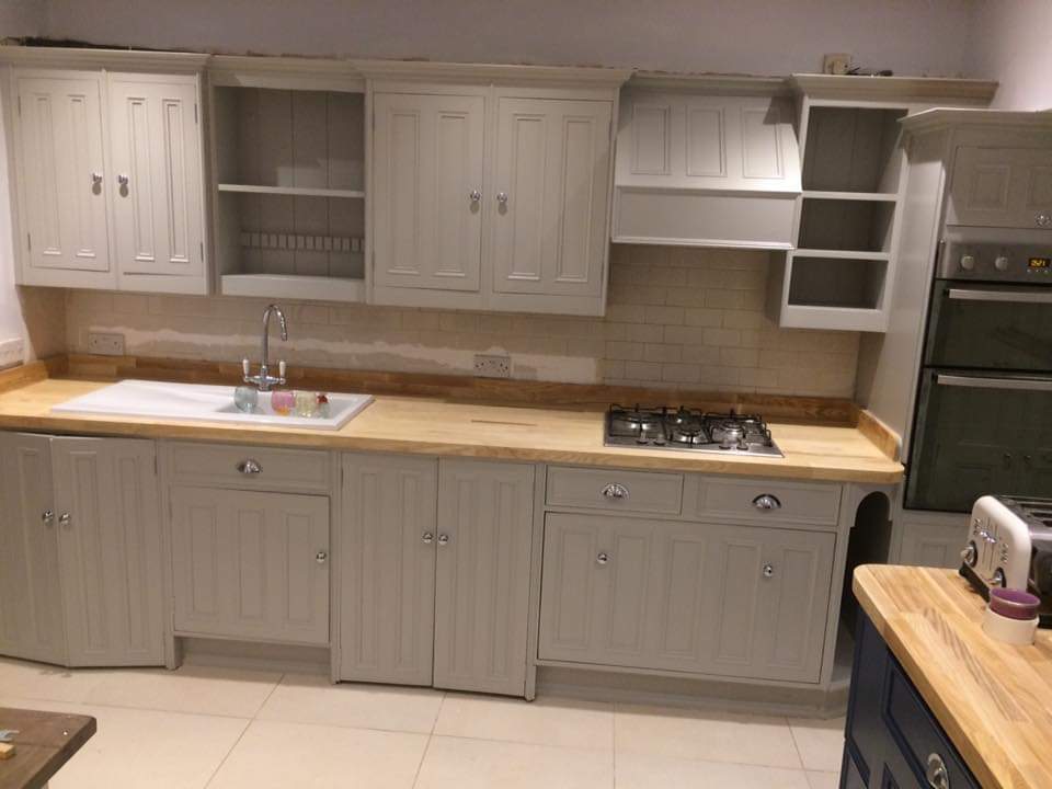 hand painted kitchen stockport