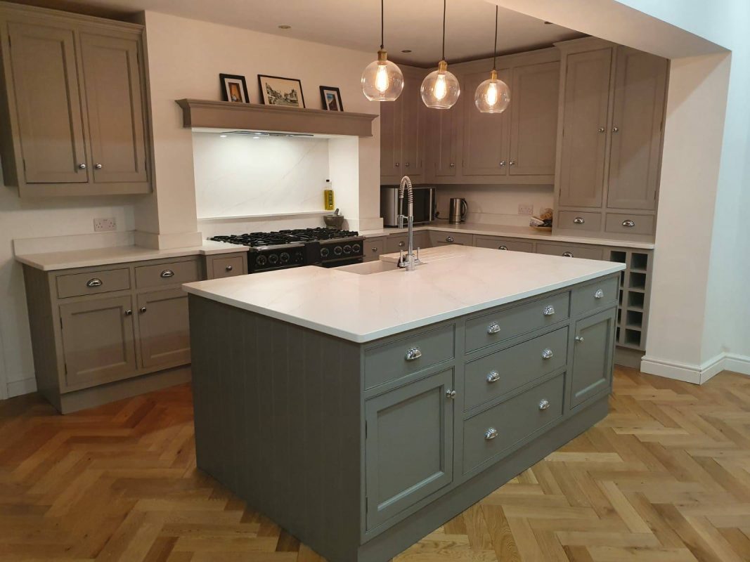 hand painted kitchen altrincham