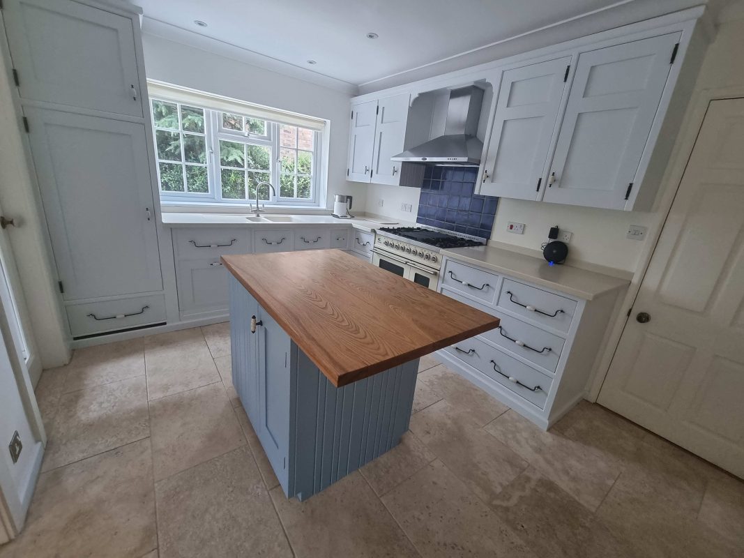 Hand Painted Mark Wilkinson kitchen Lymm Cheshire