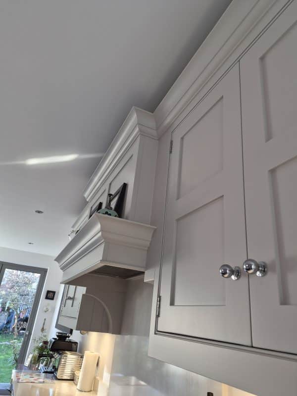 Spray Painted Tom Howley Kitchen using Tom Howley paints.