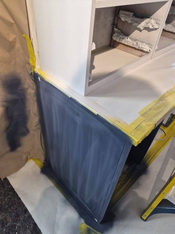 Spray Painted Kitchen